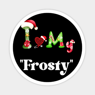 Xmas with "Frosty" Magnet